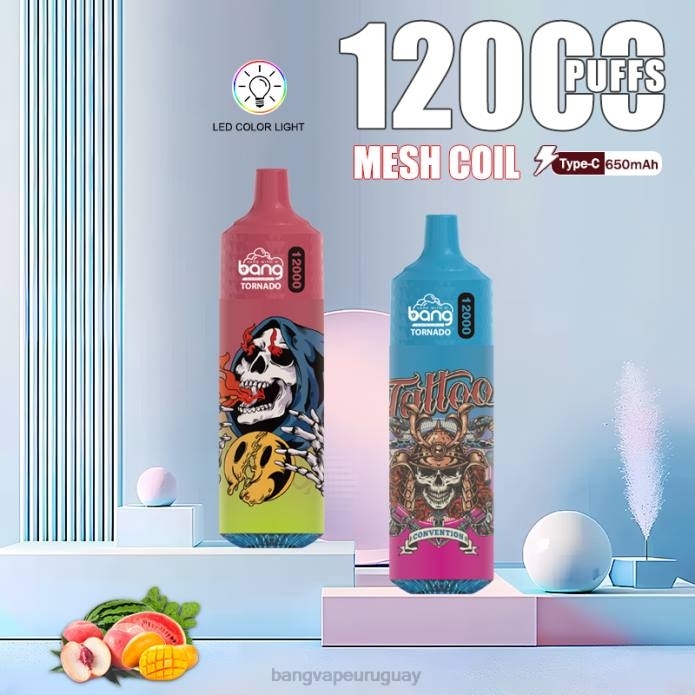 Vape Bang Precio - Bang Vape Tornado 12000 inhalaciones con bobina LED y malla. desechable ZTVF4