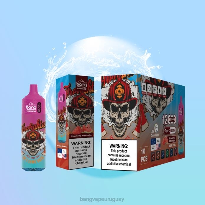 Vape Bang Precio - Bang Vape Tornado 12000 inhalaciones con bobina LED y malla. desechable ZTVF4