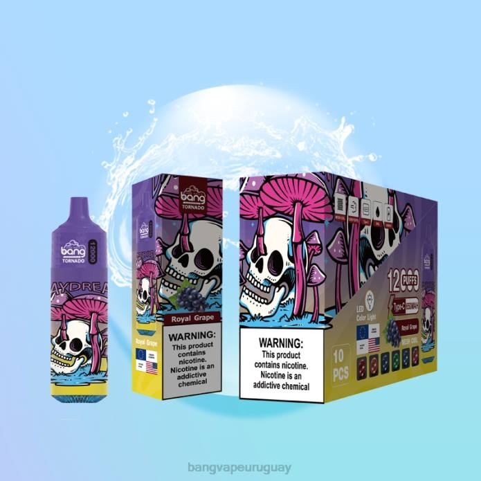 Vape Bang Precio - Bang Vape Tornado 12000 inhalaciones con bobina LED y malla. desechable ZTVF4