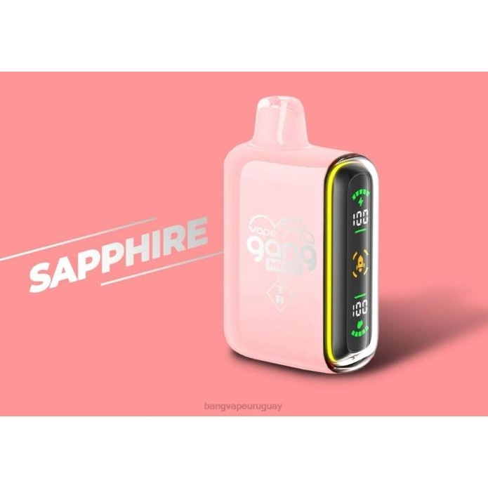 Bang Vape Uruguay - Vape Gang MEGA Vape desechable de 20.000 inhalaciones (caja de 5) zafiro ZTVF59