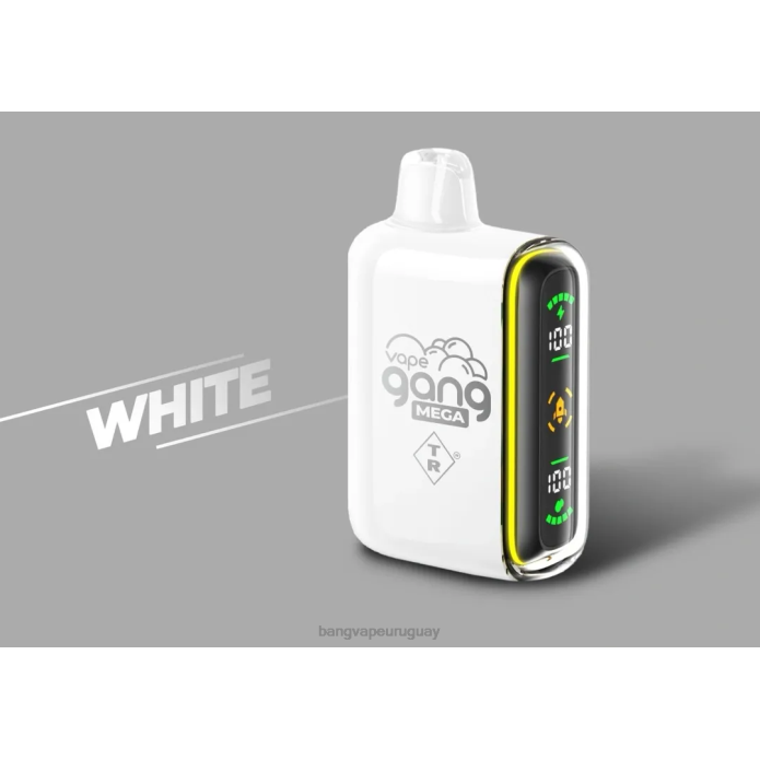 Vape Gang Uruguay - Vape Gang MEGA Vape desechable de 20.000 inhalaciones (caja de 5) blanco ZTVF60