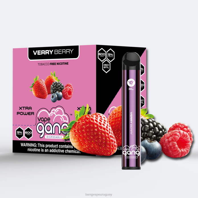 Vape Bang Precio - Vape Gang XL vaporizadores desechables 600 inhalaciones (caja de 10) muy baya ZTVF69